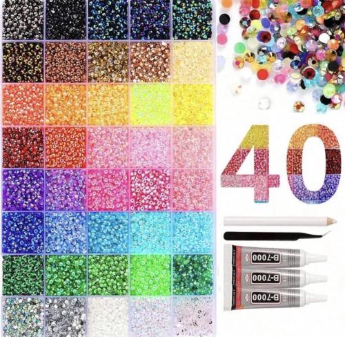 مجموعة الكرستال 40 لون