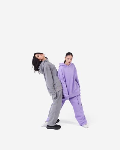 بنطال واسع - بنفسجي