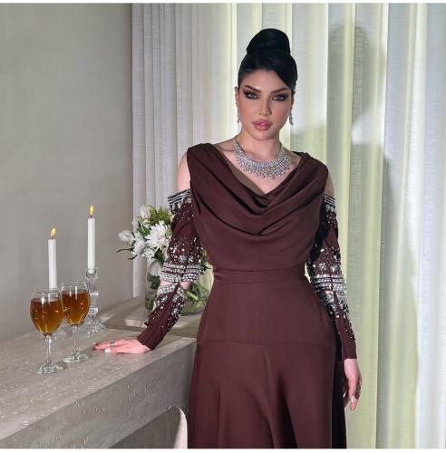 فستان سهره باربي تطريز يدوي