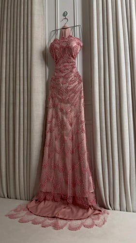 فستان القماش| كلفه خرز بطانه تفته +شال جورجيت