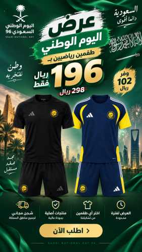 عرض اليوم الوطني طقمين النصر تمرين 2027