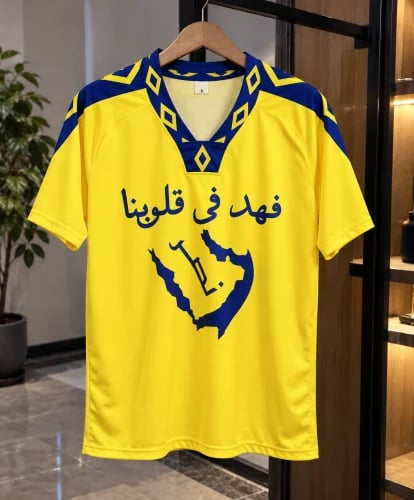 تيشرت نادي النصر السعودي الجديد الخاص بيوم التاسيس