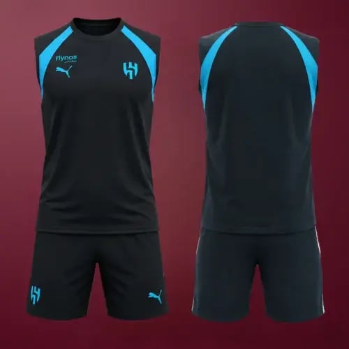 طقم الهلال تمرين كت اسود 2026-2027