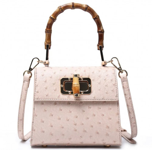 شنطة جلد نعام | Nude ostrich