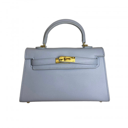 سمول هاندباق | pastel blue hardware gold