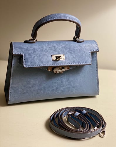 سمول هاندباق مقاس 22 | Dusty blue