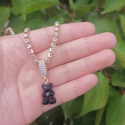 ‎سلسال Teddy bear ‏colorful |black