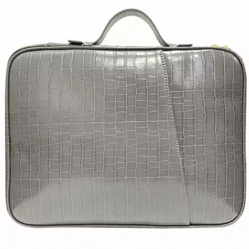 Briefcase | gray croc