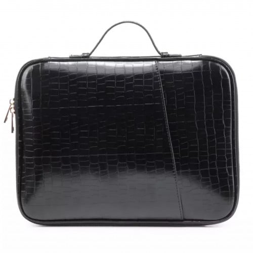 Briefcase | black croc