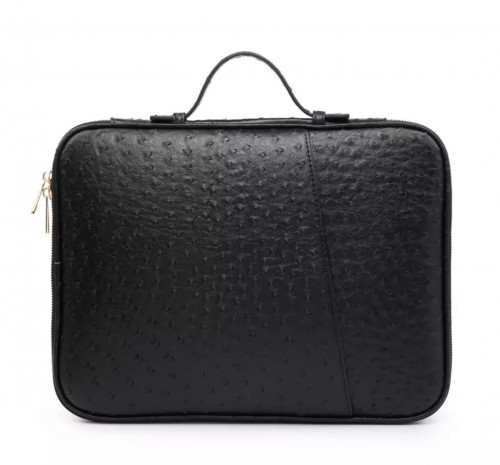 Briefcase | black ostrich