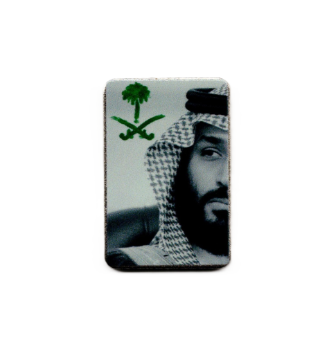 ملصق قائد الامة المعدني