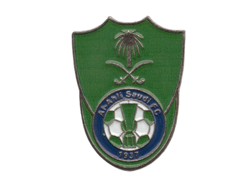 ملصق شعار الاهلي المعدني
