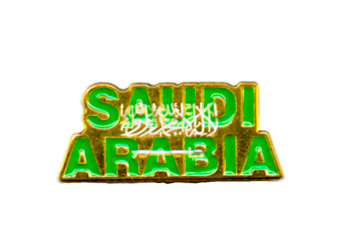 ملصق SAUDI ARABIA المعدني