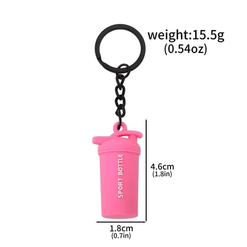 ميدالية مفاتيح مميزة بشكل معدات الجيم 3D