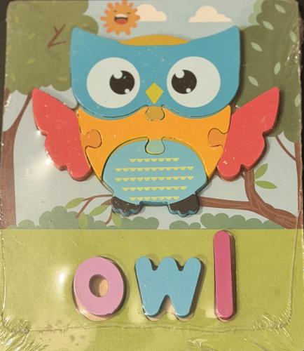 تركيب صورة وكلمة - Owl