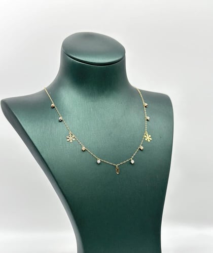 تشوكر شكل الثلج ناعم ايطالي ( 1.2 جرام - عيار 18 -...