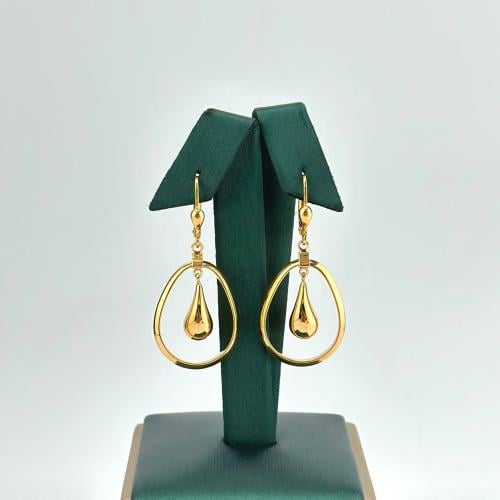 حلق بوتيغا الأيطالي بحلقات بيضاوية ( 5.1 جرام - عي...