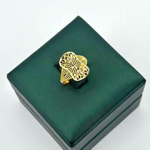 خاتم بتصميم انيق و لافت ( 1.3 جرام - عيار 21 - RI0...