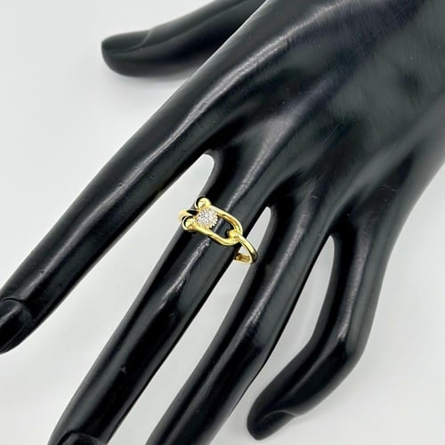 خاتم ذهب بتصميم إيطالي أنيق ( 2.3 جرام - عيار 18 -...