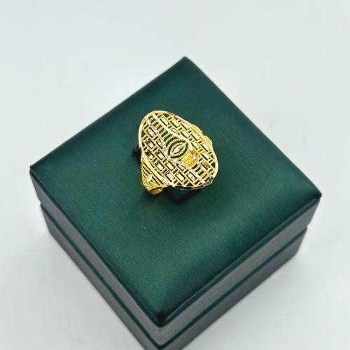 خاتم الهلال مع كرات الليزر ( 2.4 جرام - عيار 21 -...