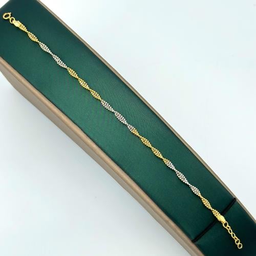 سوارة بتصميم مجدول - مكس ( 3.6 جرام - عيار 21 - BR...