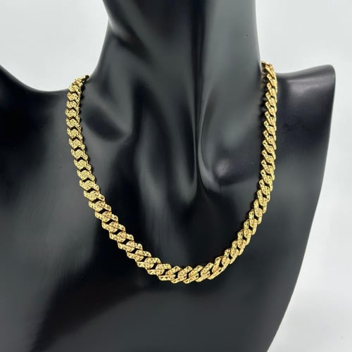 عقد ذهب فخم بتصميم موناكو الماسى ( عيار 21 - 23.5...