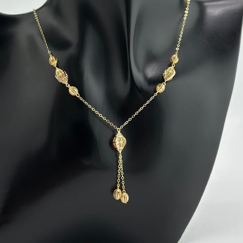 عقد بزخارف شرقية مبهرة ( 3.5 جرام - عيار 21 - NE03...