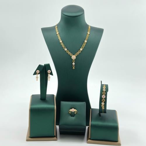 طقم زهرة الروزا كلاسيك ( 12.3 جرام - عيار 21 - SE0...