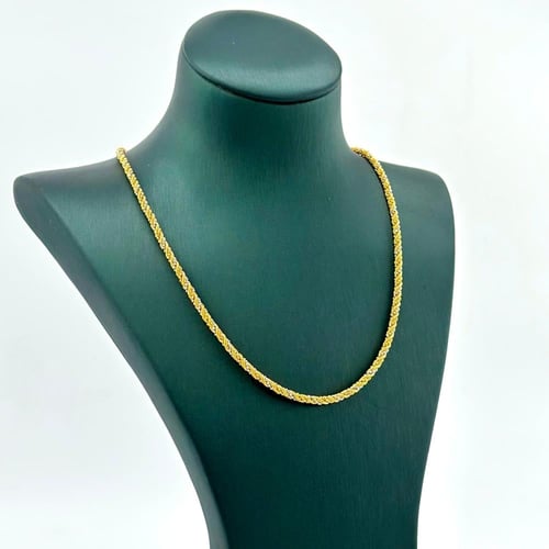 عقد مع اسوارة ذهب مبروم ( 16.4 جرام - عيار 21 - NE...