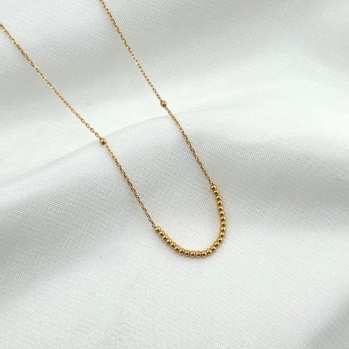 عقد كرات الذهب الصغيرة ( 1.9 جرام - عيار 21 - NE11...