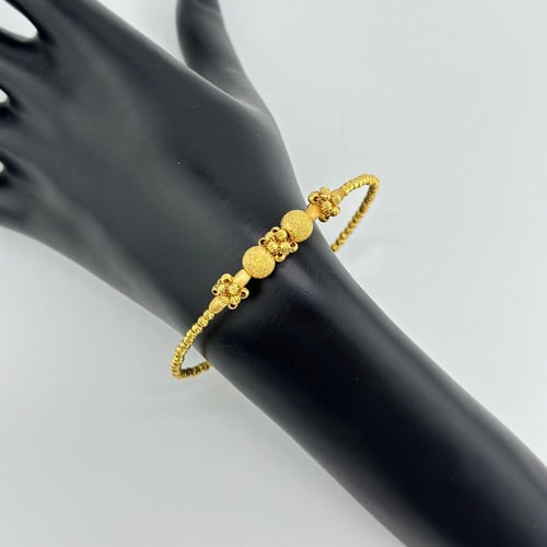 سوارة كرات الليزر اللامعة ( 11.2 جرام - عيار 21 -...