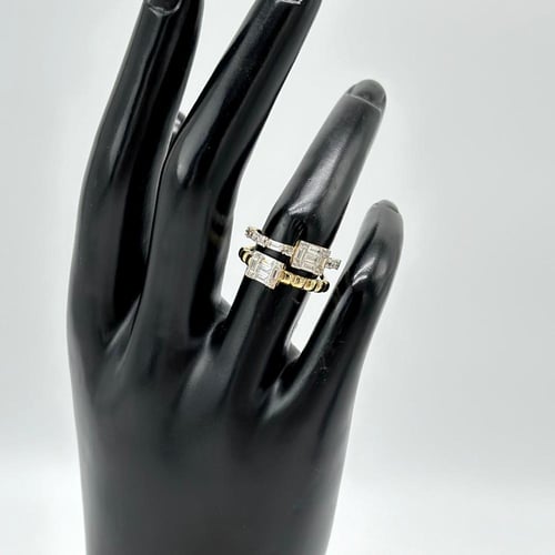 خاتم تميز الباقييت تصميم الماس ( 3.0 جرام - عيار 1...