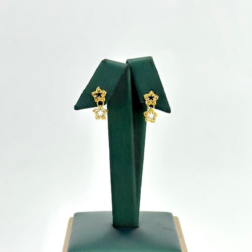 طقم ذهب ناعم بتصميم أنيق ( 9.4 جرام - عيار 21 - SE...