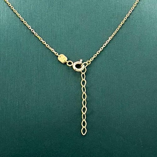 عقد قطرات من ذهب مطعّم بكرات الذهب ( 7.9 جرام - عي...