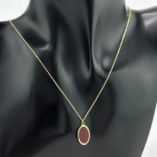 عقد ذهب بتصميم جديد و مميز إيطالي ( 2.4 جرام - عيا...