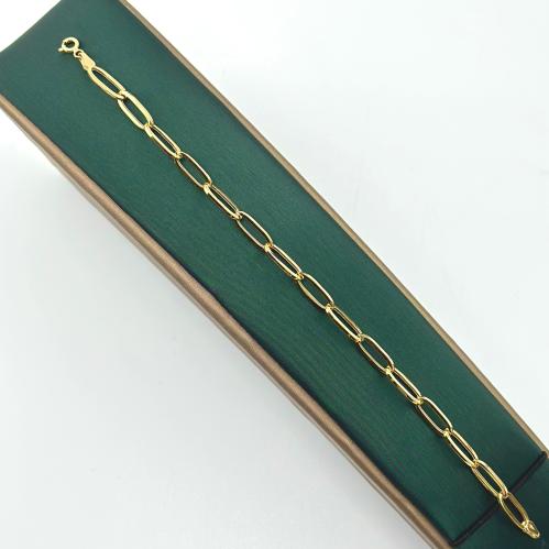 سوارة ذهب جنزير لماع إيطالي ( 2.2 جرام- عيار 18 -...