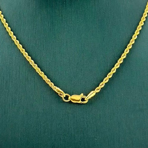 عقد الدمعة تصميم الماس مع سلسال مبروم ( 11.2 جرام...