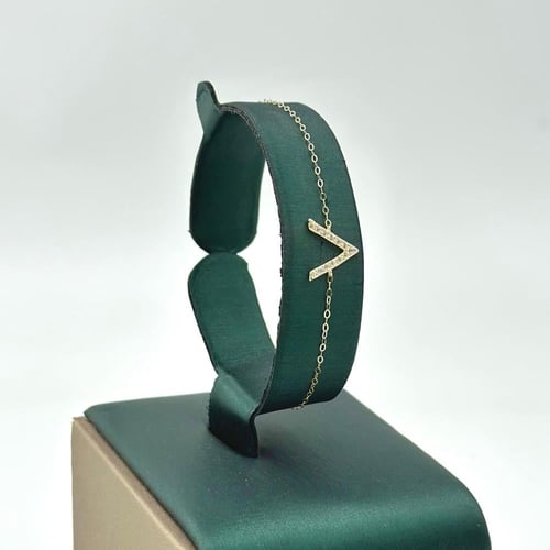 طقم ذهب ناعم تصميم الماس ( 2.2 جرام- عيار 18 - SE0...