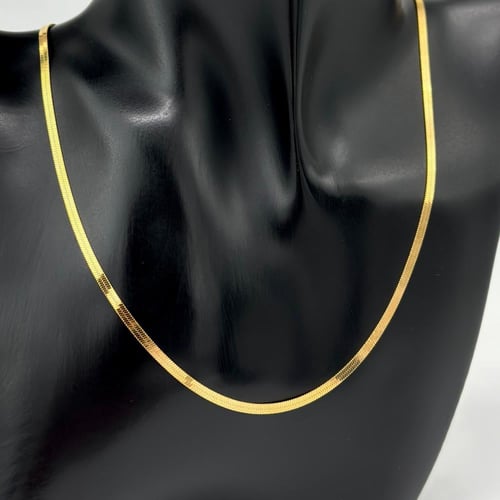 عقد ذهب فلات ناعم بتصميم إيطالي ( 7.5 جرام - عيار...