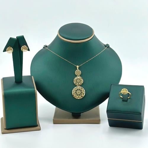 نصف طقم ادوار دائري ( 6.0 جرام - عيار21 - HSE0032...