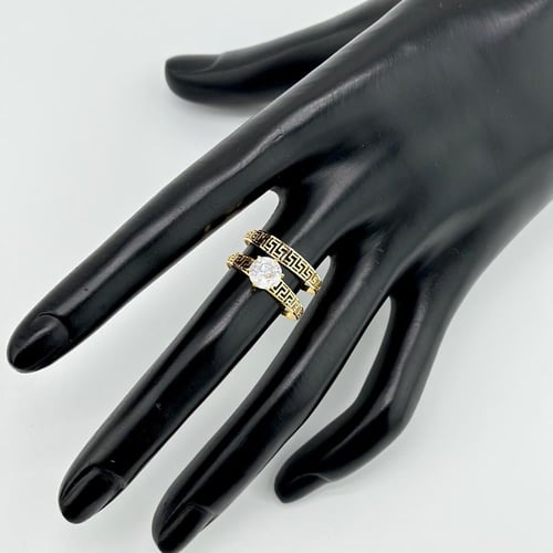 خاتم تونز بقصة سوليتير ( 2.1 جرام - عيار 21 - RI07...