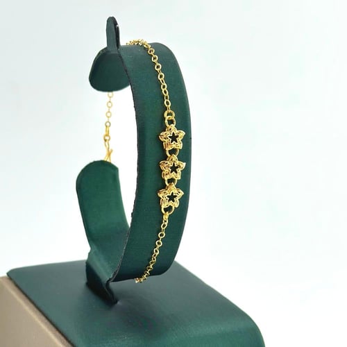 طقم ذهب ناعم بتصميم أنيق ( 9.1 جرام - عيار 21 - SE...