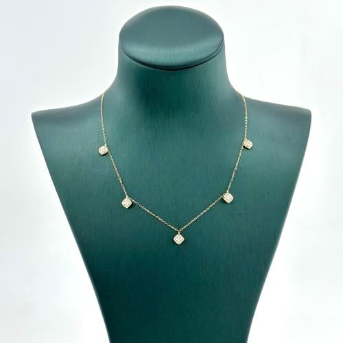 تشوكر ذهب ناعم تصميم الماس ( 1.1 جرام - عيار 18 -...