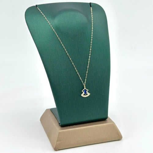 عقد ذهب عيار 18 بتعليقة هندسية ( 0.4 جرام - NE0108...