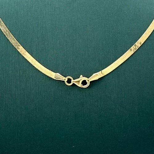 عقد ذهب فلات عيار 21 بتصيم إيطالي ناعم ( 8.4 جرام...