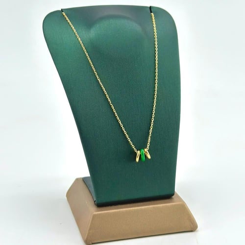 عقد ذهب بتصميم مبتكر و انيق إيطالي ( 2.1 جرام - عي...