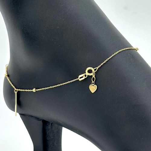 خلخال ذهب إيطالي راقي (1.6 جرام - عيار 18 - KH0018...