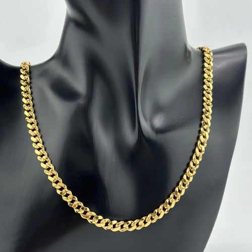 افخم عقد ذهب عيار 21 بتصميم الجنزير موناكو ( 21.8...