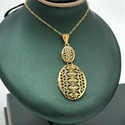 نصف طقم البادية ( 5.0 جرام - عيار 21 - HSE0163 )