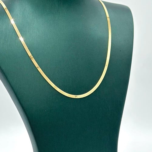 عقد ذهب فلات إيطالي ( 7.1 جرام - عيار 18 - NE0928...